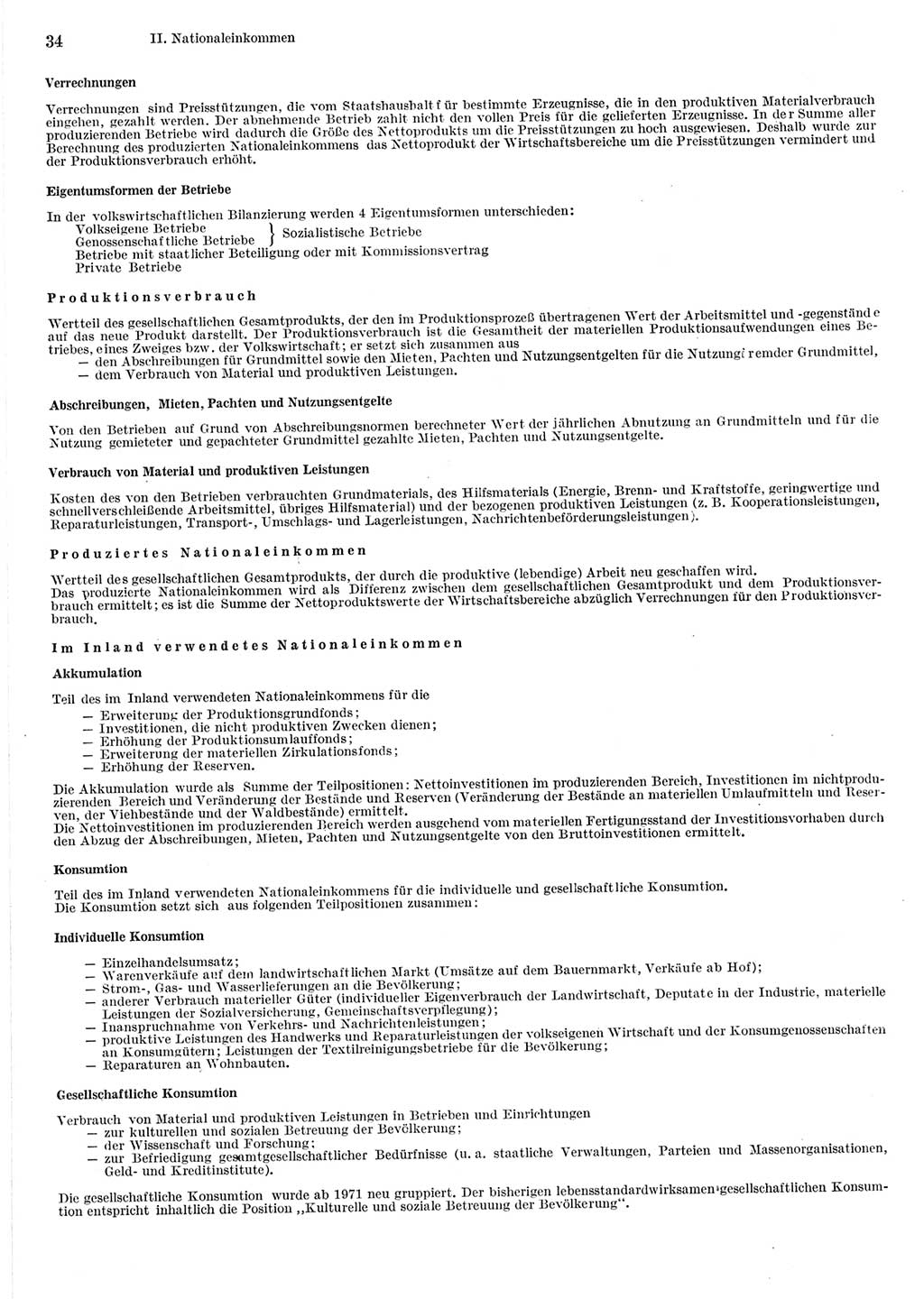 Statistisches Jahrbuch der Deutschen Demokratischen Republik (DDR) 1975, Seite 34 (Stat. Jb. DDR 1975, S. 34)