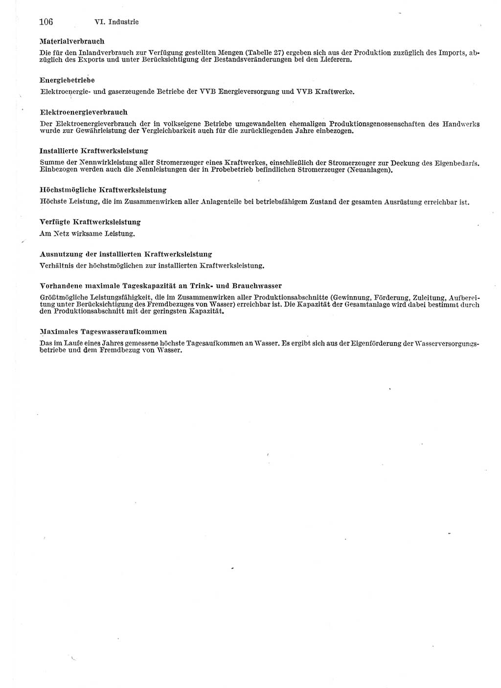 Statistisches Jahrbuch der Deutschen Demokratischen Republik (DDR) 1975, Seite 106 (Stat. Jb. DDR 1975, S. 106)