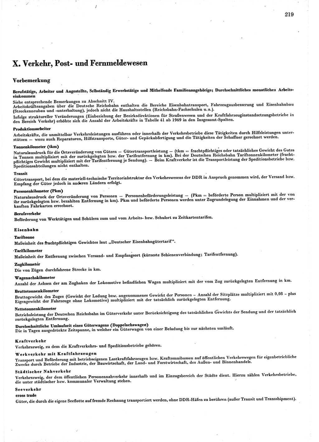 Statistisches Jahrbuch der Deutschen Demokratischen Republik (DDR) 1975, Seite 219 (Stat. Jb. DDR 1975, S. 219)