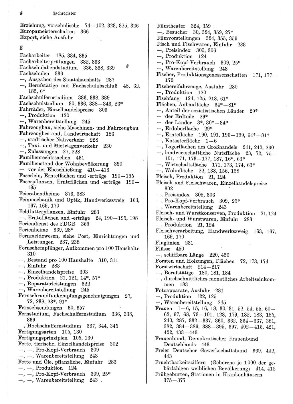 Statistisches Jahrbuch der Deutschen Demokratischen Republik (DDR) 1975, Seite 4 (Stat. Jb. DDR 1975, S. 4)