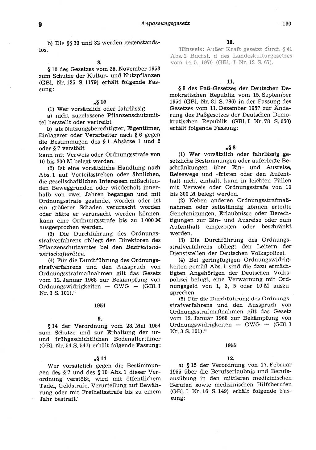 Strafgesetzbuch (StGB) der Deutschen Demokratischen Republik (DDR) und angrenzende Gesetze und Bestimmungen 1975, Seite 130 (StGB DDR Ges. Best. 1975, S. 130)