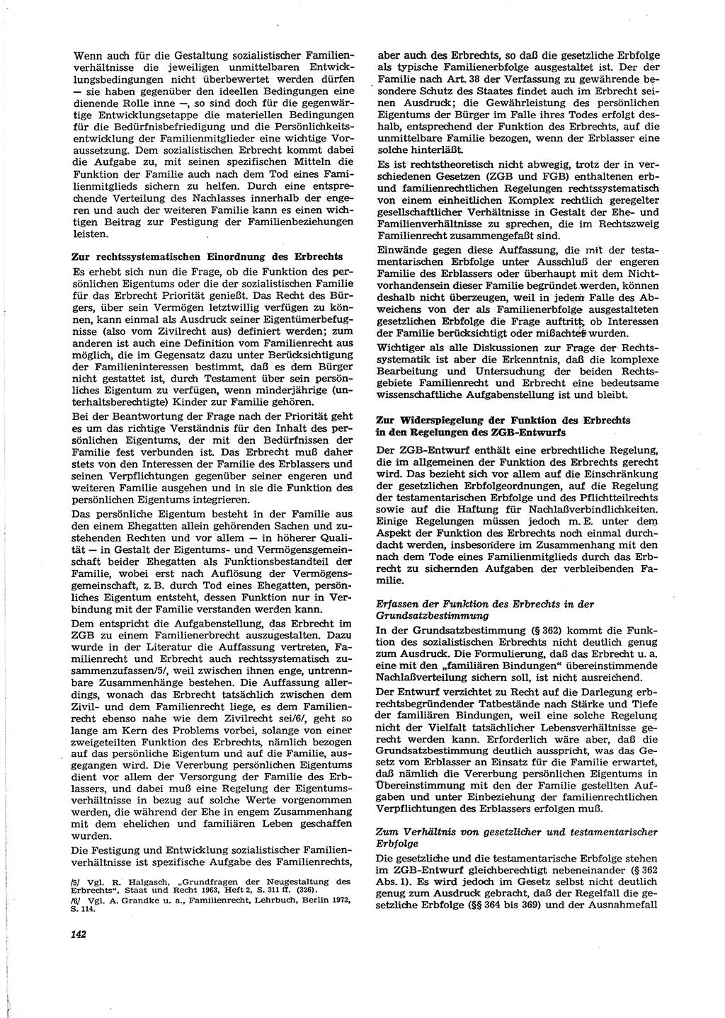 Neue Justiz (NJ), Zeitschrift für Recht und Rechtswissenschaft [Deutsche Demokratische Republik (DDR)], 29. Jahrgang 1975, Seite 142 (NJ DDR 1975, S. 142)