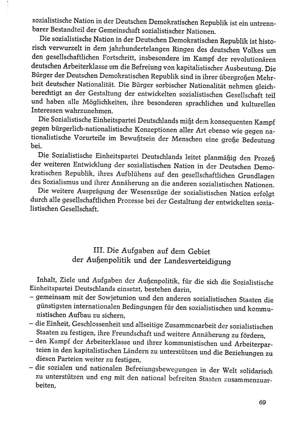Dokumente der Sozialistischen Einheitspartei Deutschlands (SED) [Deutsche Demokratische Republik (DDR)] 1976-1977, Seite 69 (Dok. SED DDR 1976-1977, S. 69)