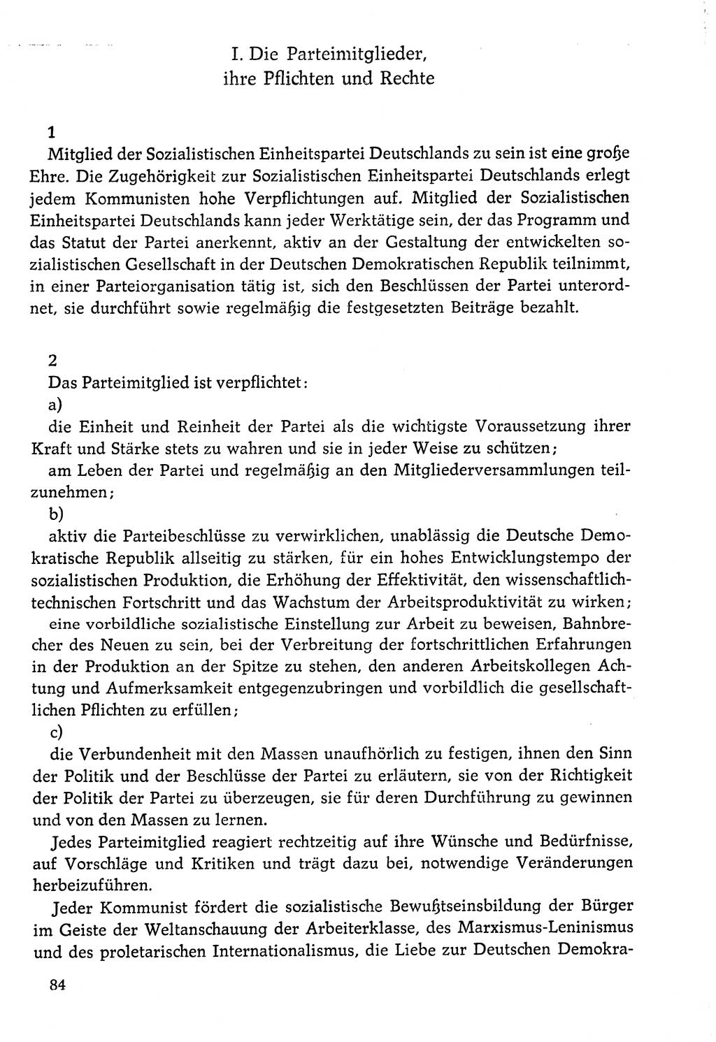 Dokumente der Sozialistischen Einheitspartei Deutschlands (SED) [Deutsche Demokratische Republik (DDR)] 1976-1977, Seite 84 (Dok. SED DDR 1976-1977, S. 84)