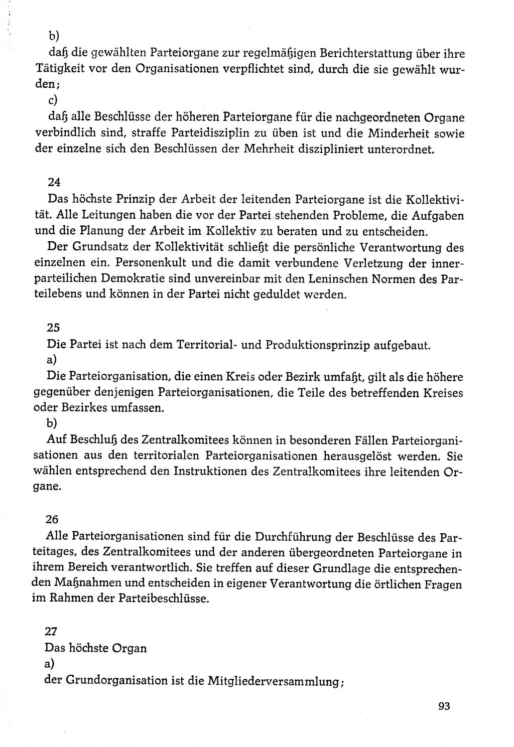 Dokumente der Sozialistischen Einheitspartei Deutschlands (SED) [Deutsche Demokratische Republik (DDR)] 1976-1977, Seite 93 (Dok. SED DDR 1976-1977, S. 93)