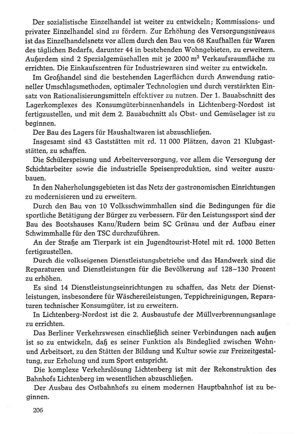 Dokumente der Sozialistischen Einheitspartei Deutschlands (SED) [Deutsche Demokratische Republik (DDR)] 1976-1977, Seite 206 (Dok. SED DDR 1976-1977, S. 206)