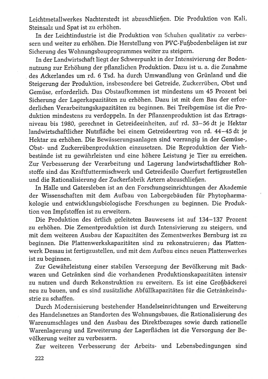 Dokumente der Sozialistischen Einheitspartei Deutschlands (SED) [Deutsche Demokratische Republik (DDR)] 1976-1977, Seite 222 (Dok. SED DDR 1976-1977, S. 222)