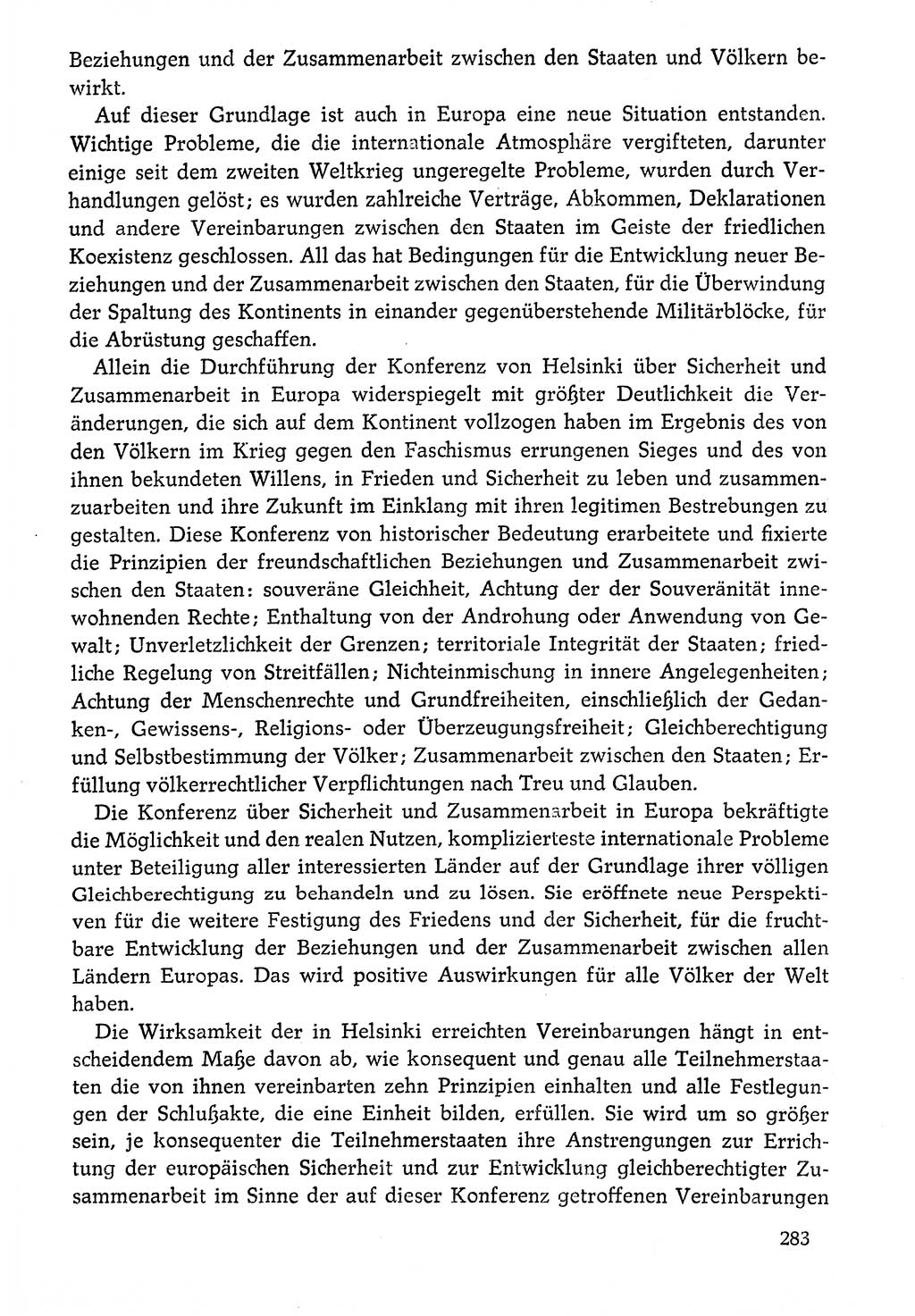 Dokumente der Sozialistischen Einheitspartei Deutschlands (SED) [Deutsche Demokratische Republik (DDR)] 1976-1977, Seite 283 (Dok. SED DDR 1976-1977, S. 283)