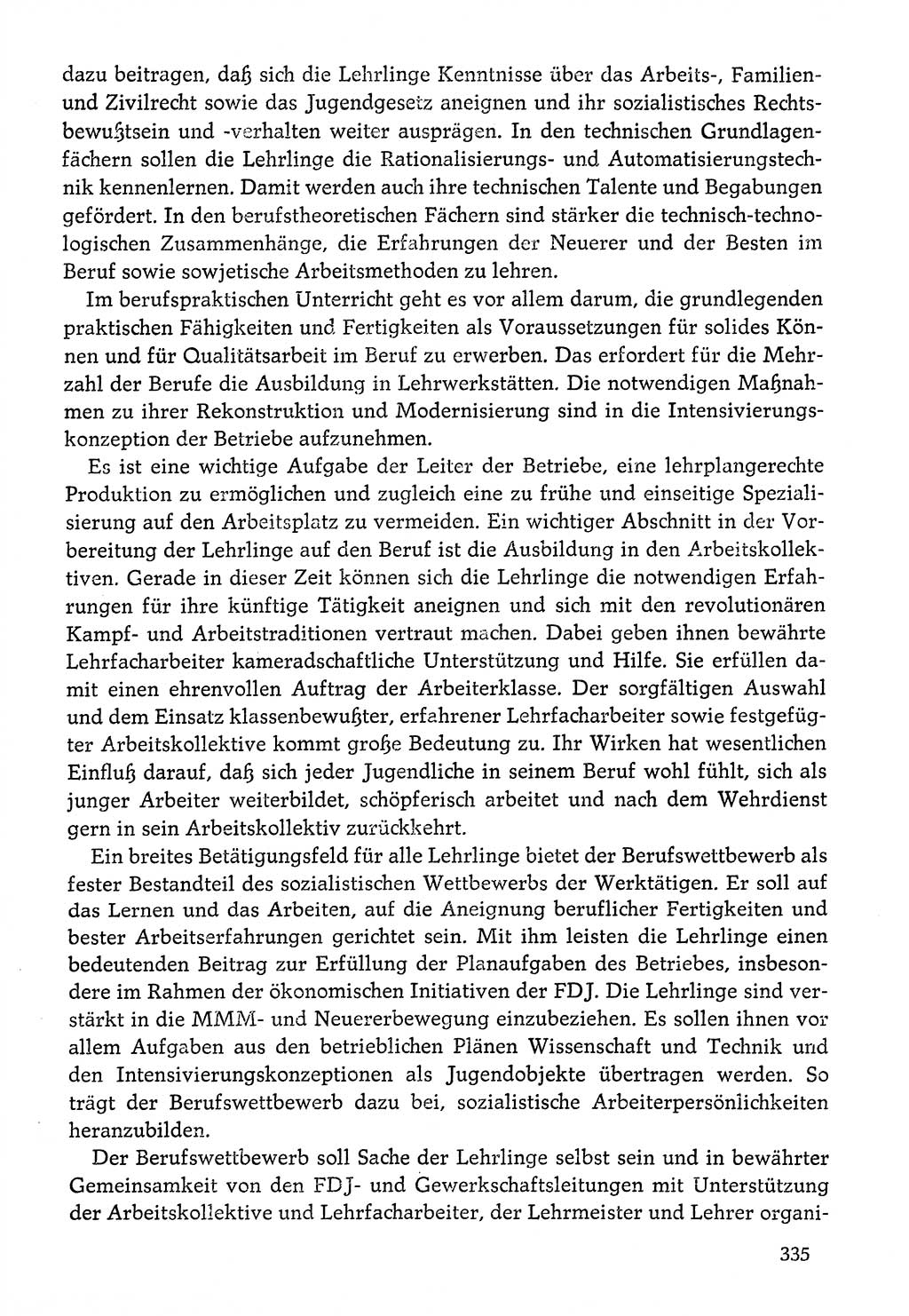 Dokumente der Sozialistischen Einheitspartei Deutschlands (SED) [Deutsche Demokratische Republik (DDR)] 1976-1977, Seite 335 (Dok. SED DDR 1976-1977, S. 335)