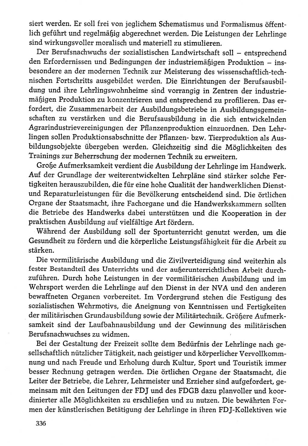 Dokumente der Sozialistischen Einheitspartei Deutschlands (SED) [Deutsche Demokratische Republik (DDR)] 1976-1977, Seite 336 (Dok. SED DDR 1976-1977, S. 336)