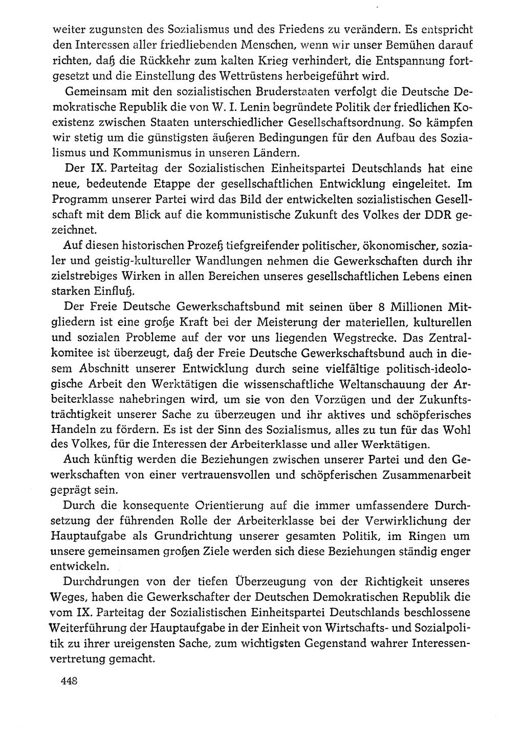 Dokumente der Sozialistischen Einheitspartei Deutschlands (SED) [Deutsche Demokratische Republik (DDR)] 1976-1977, Seite 448 (Dok. SED DDR 1976-1977, S. 448)