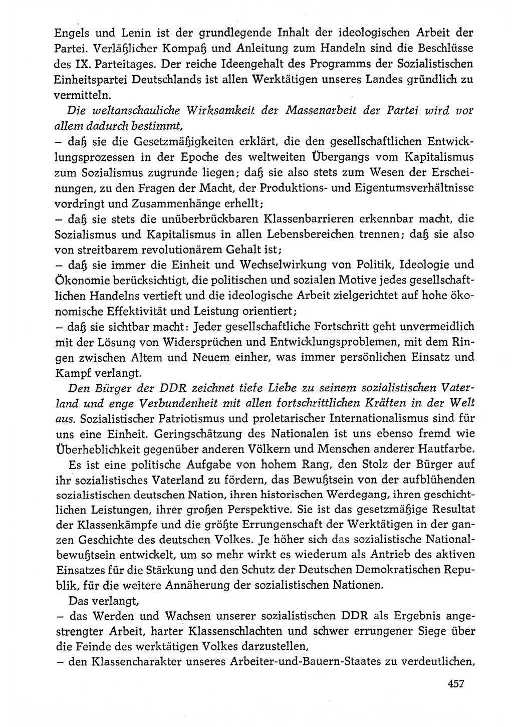 Dokumente der Sozialistischen Einheitspartei Deutschlands (SED) [Deutsche Demokratische Republik (DDR)] 1976-1977, Seite 457 (Dok. SED DDR 1976-1977, S. 457)