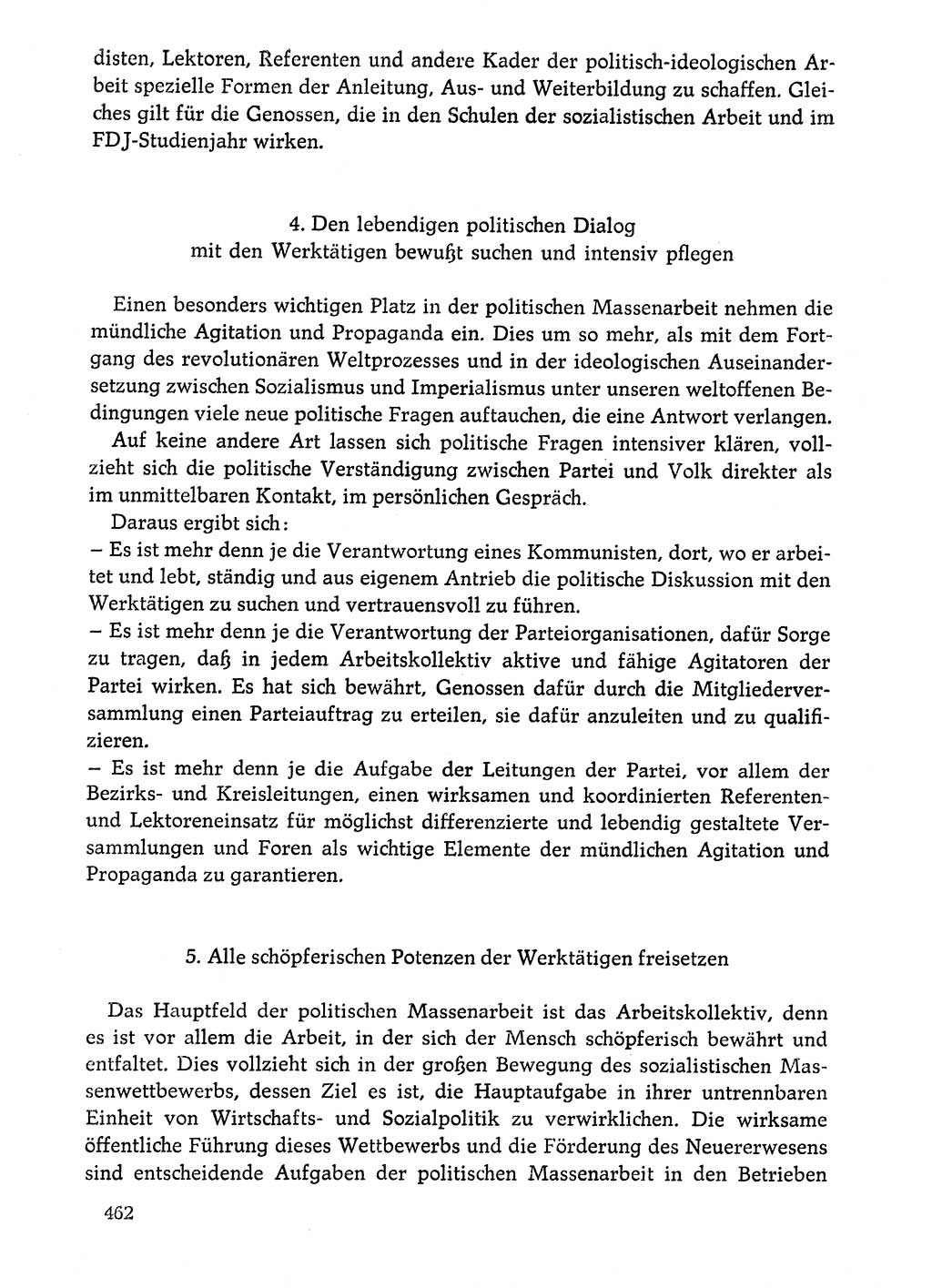 Dokumente der Sozialistischen Einheitspartei Deutschlands (SED) [Deutsche Demokratische Republik (DDR)] 1976-1977, Seite 462 (Dok. SED DDR 1976-1977, S. 462)