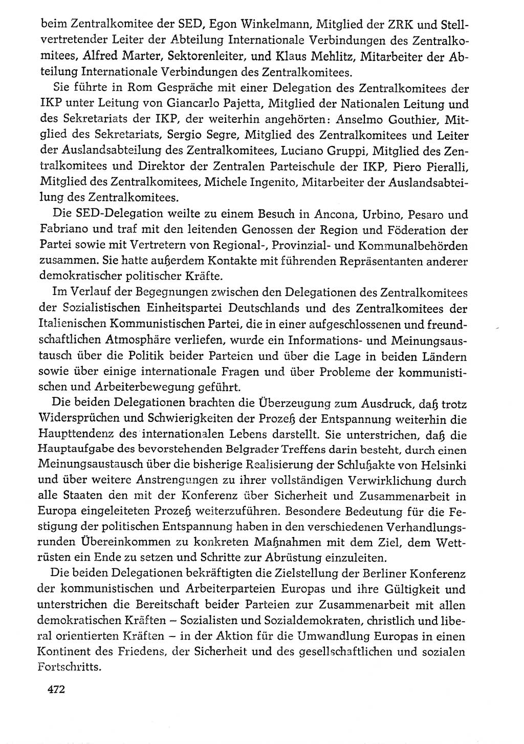 Dokumente der Sozialistischen Einheitspartei Deutschlands (SED) [Deutsche Demokratische Republik (DDR)] 1976-1977, Seite 472 (Dok. SED DDR 1976-1977, S. 472)