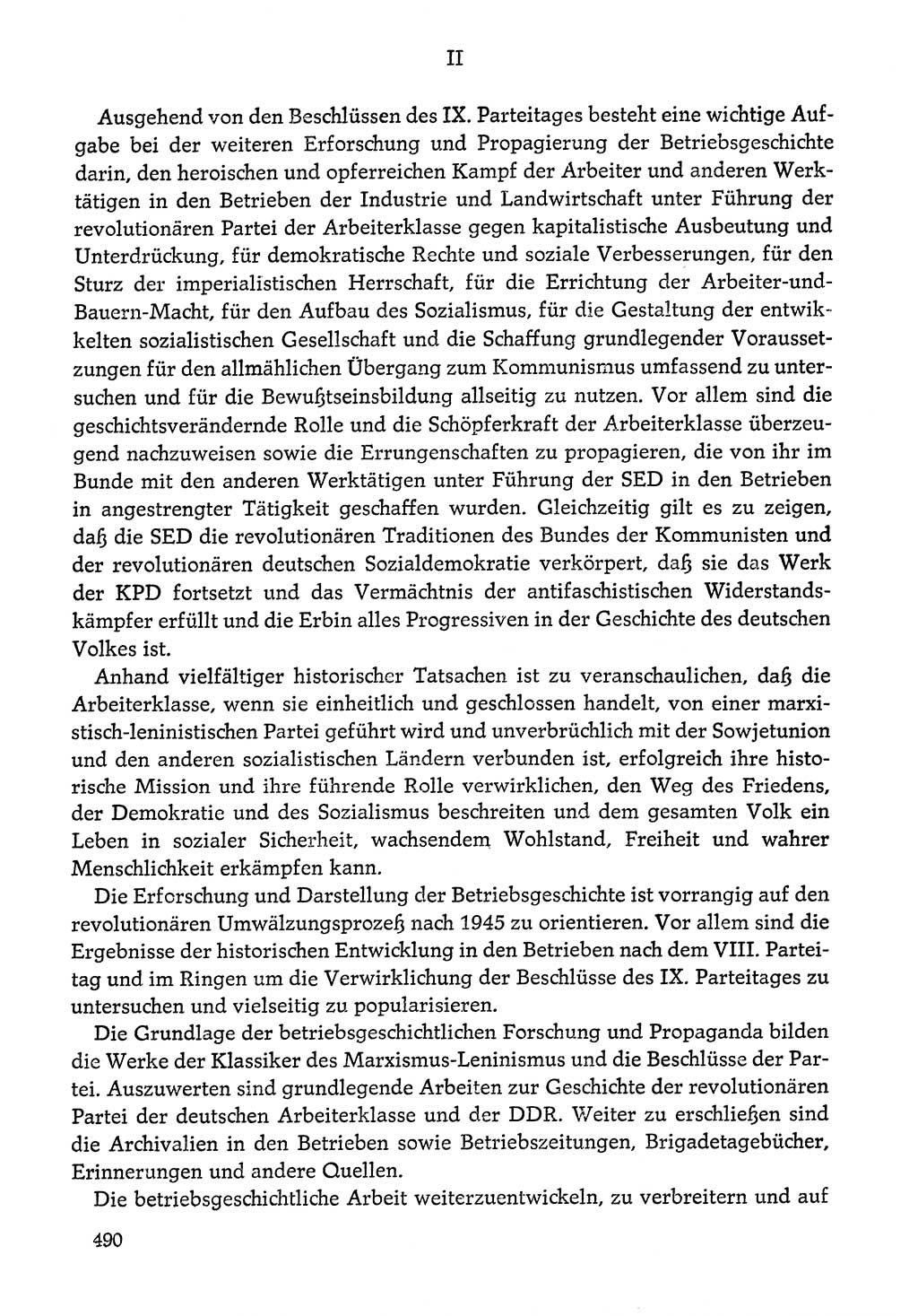 Dokumente der Sozialistischen Einheitspartei Deutschlands (SED) [Deutsche Demokratische Republik (DDR)] 1976-1977, Seite 490 (Dok. SED DDR 1976-1977, S. 490)