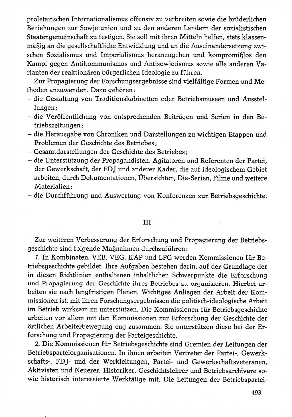 Dokumente der Sozialistischen Einheitspartei Deutschlands (SED) [Deutsche Demokratische Republik (DDR)] 1976-1977, Seite 493 (Dok. SED DDR 1976-1977, S. 493)