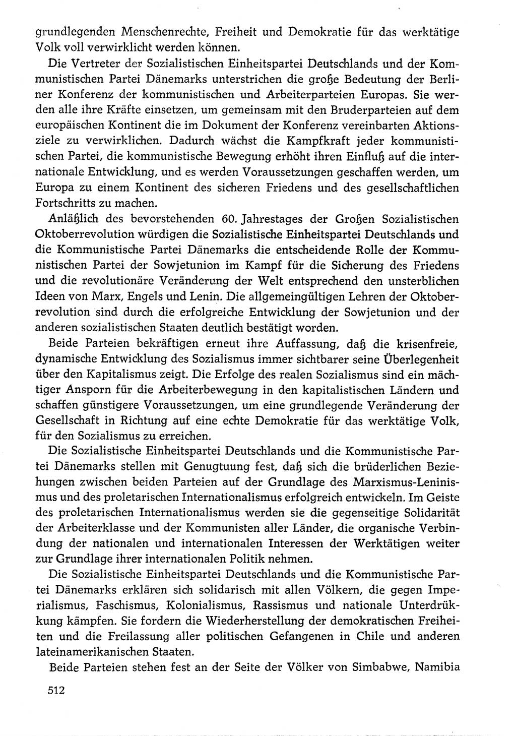 Dokumente der Sozialistischen Einheitspartei Deutschlands (SED) [Deutsche Demokratische Republik (DDR)] 1976-1977, Seite 512 (Dok. SED DDR 1976-1977, S. 512)