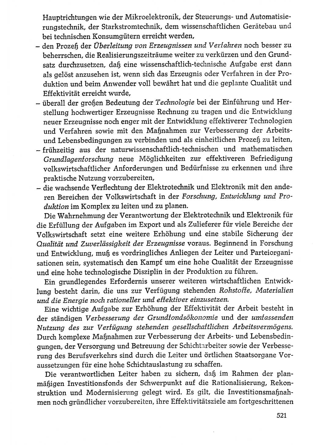Dokumente der Sozialistischen Einheitspartei Deutschlands (SED) [Deutsche Demokratische Republik (DDR)] 1976-1977, Seite 521 (Dok. SED DDR 1976-1977, S. 521)