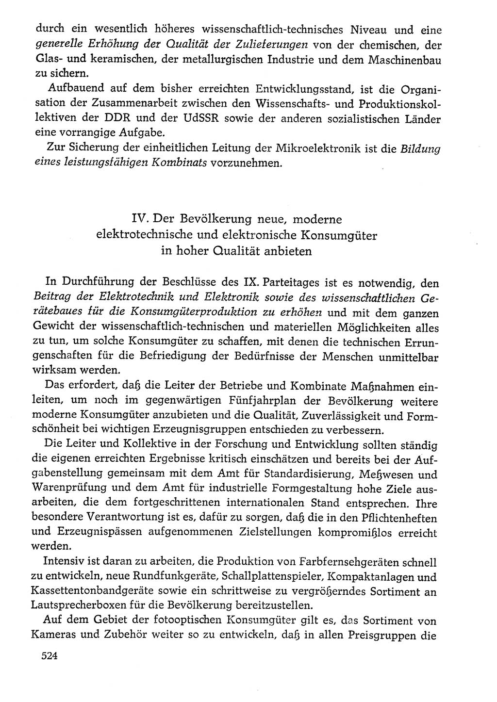 Dokumente der Sozialistischen Einheitspartei Deutschlands (SED) [Deutsche Demokratische Republik (DDR)] 1976-1977, Seite 524 (Dok. SED DDR 1976-1977, S. 524)