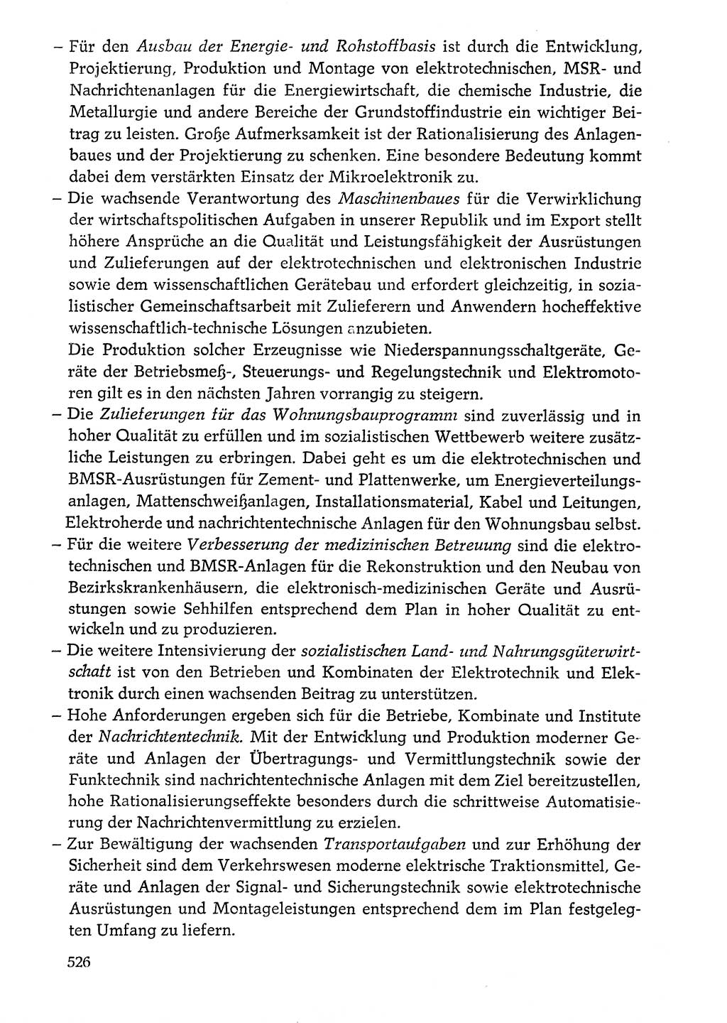 Dokumente der Sozialistischen Einheitspartei Deutschlands (SED) [Deutsche Demokratische Republik (DDR)] 1976-1977, Seite 526 (Dok. SED DDR 1976-1977, S. 526)