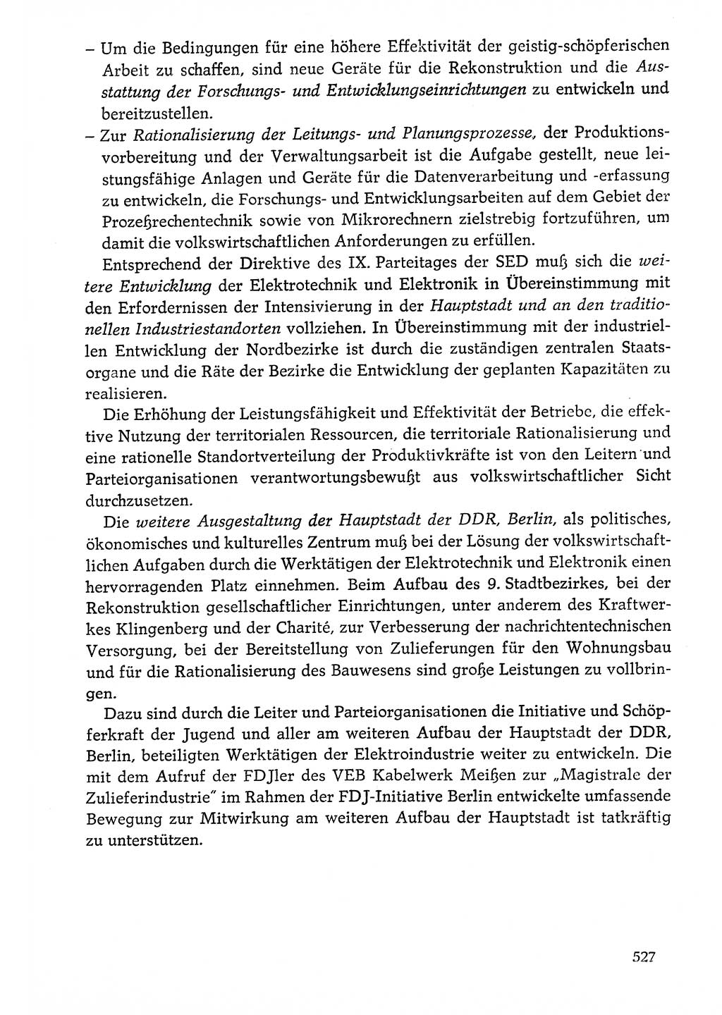 Dokumente der Sozialistischen Einheitspartei Deutschlands (SED) [Deutsche Demokratische Republik (DDR)] 1976-1977, Seite 527 (Dok. SED DDR 1976-1977, S. 527)