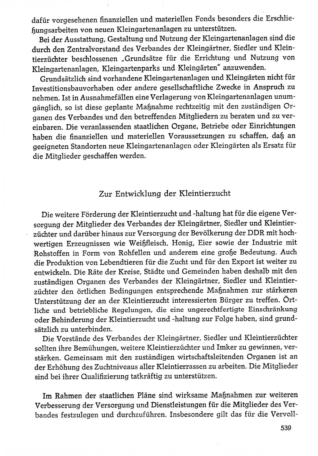 Dokumente der Sozialistischen Einheitspartei Deutschlands (SED) [Deutsche Demokratische Republik (DDR)] 1976-1977, Seite 539 (Dok. SED DDR 1976-1977, S. 539)