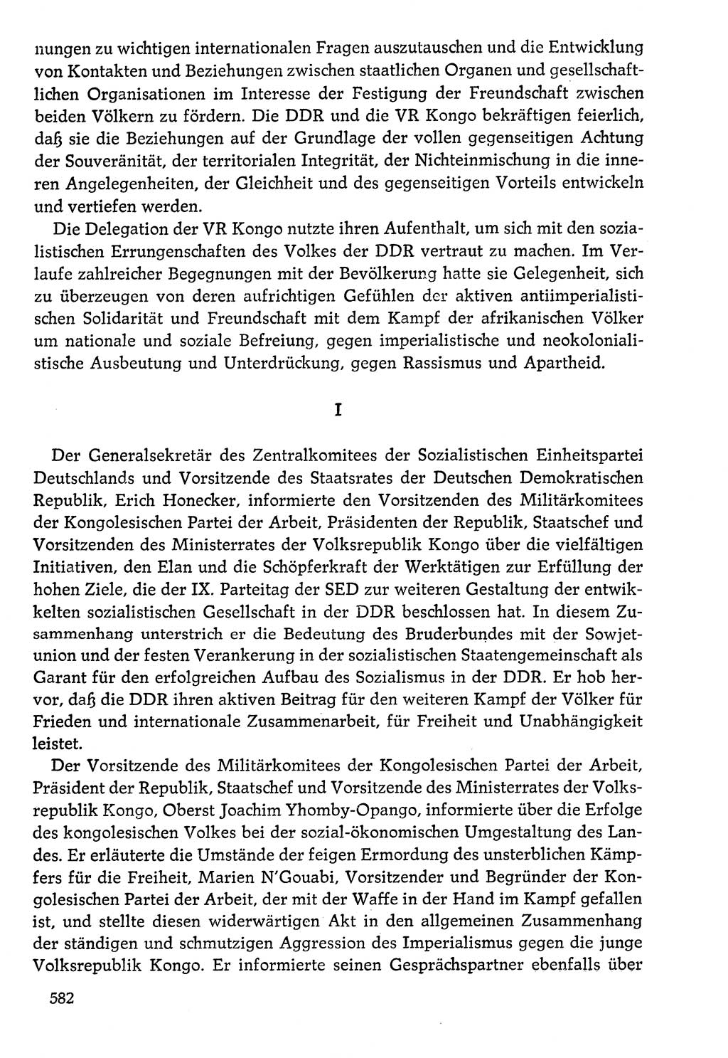 Dokumente der Sozialistischen Einheitspartei Deutschlands (SED) [Deutsche Demokratische Republik (DDR)] 1976-1977, Seite 582 (Dok. SED DDR 1976-1977, S. 582)