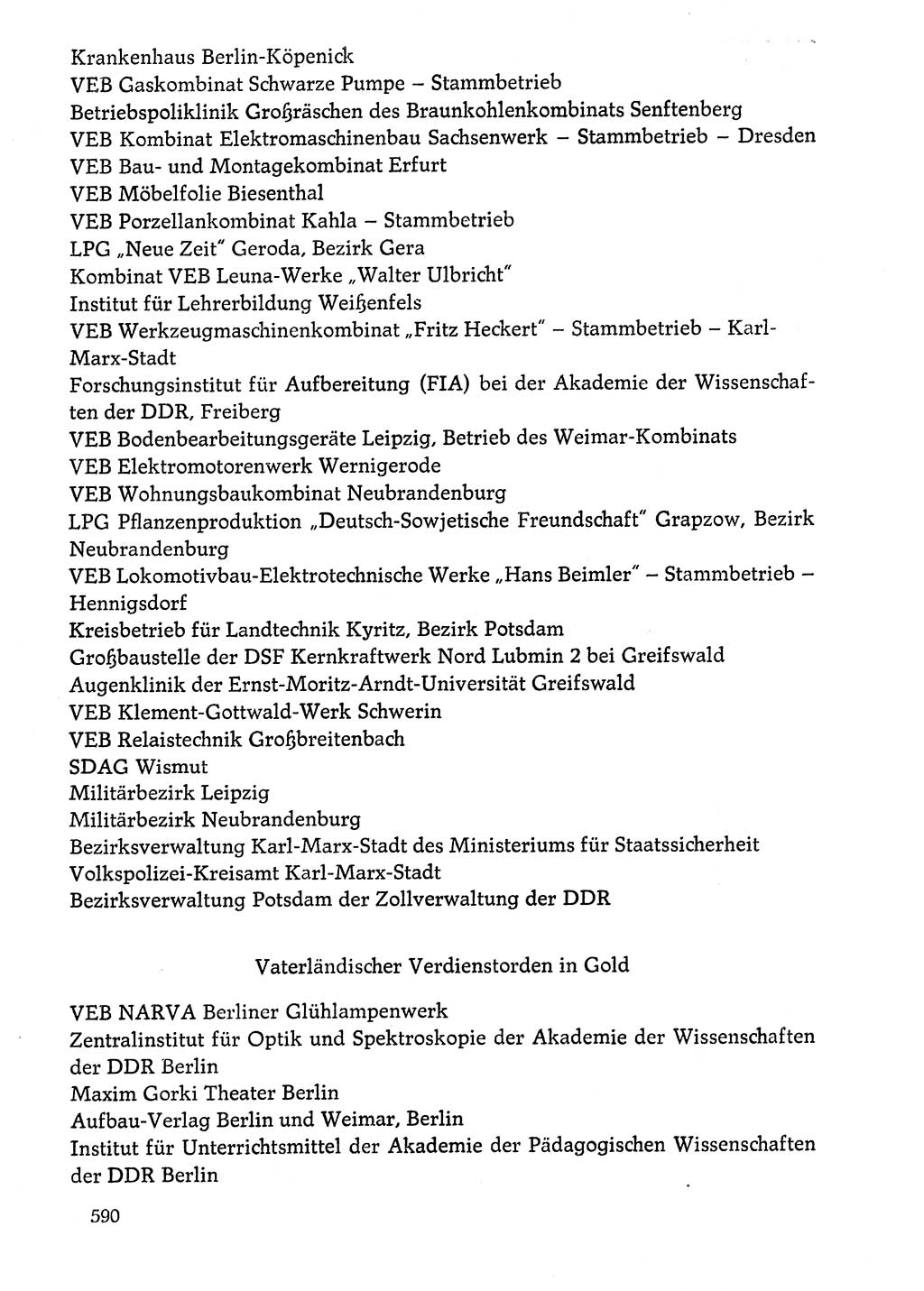 Dokumente der Sozialistischen Einheitspartei Deutschlands (SED) [Deutsche Demokratische Republik (DDR)] 1976-1977, Seite 590 (Dok. SED DDR 1976-1977, S. 590)