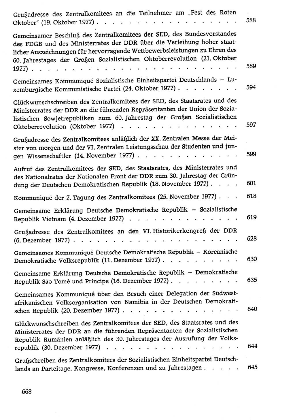 Dokumente der Sozialistischen Einheitspartei Deutschlands (SED) [Deutsche Demokratische Republik (DDR)] 1976-1977, Seite 668 (Dok. SED DDR 1976-1977, S. 668)