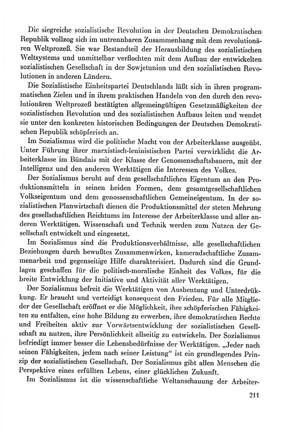 Protokoll der Verhandlungen des Ⅸ. Parteitages der Sozialistischen Einheitspartei Deutschlands (SED) [Deutsche Demokratische Republik (DDR)] 1976, Band 2, Seite 211 (Prot. Verh. Ⅸ. PT SED DDR 1976, Bd. 2, S. 211)