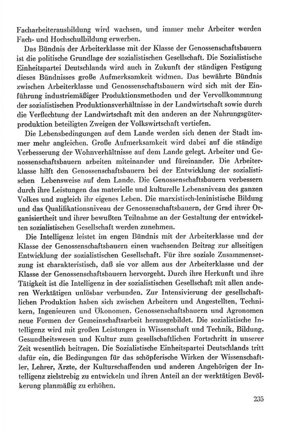 Protokoll der Verhandlungen des Ⅸ. Parteitages der Sozialistischen Einheitspartei Deutschlands (SED) [Deutsche Demokratische Republik (DDR)] 1976, Band 2, Seite 235 (Prot. Verh. Ⅸ. PT SED DDR 1976, Bd. 2, S. 235)