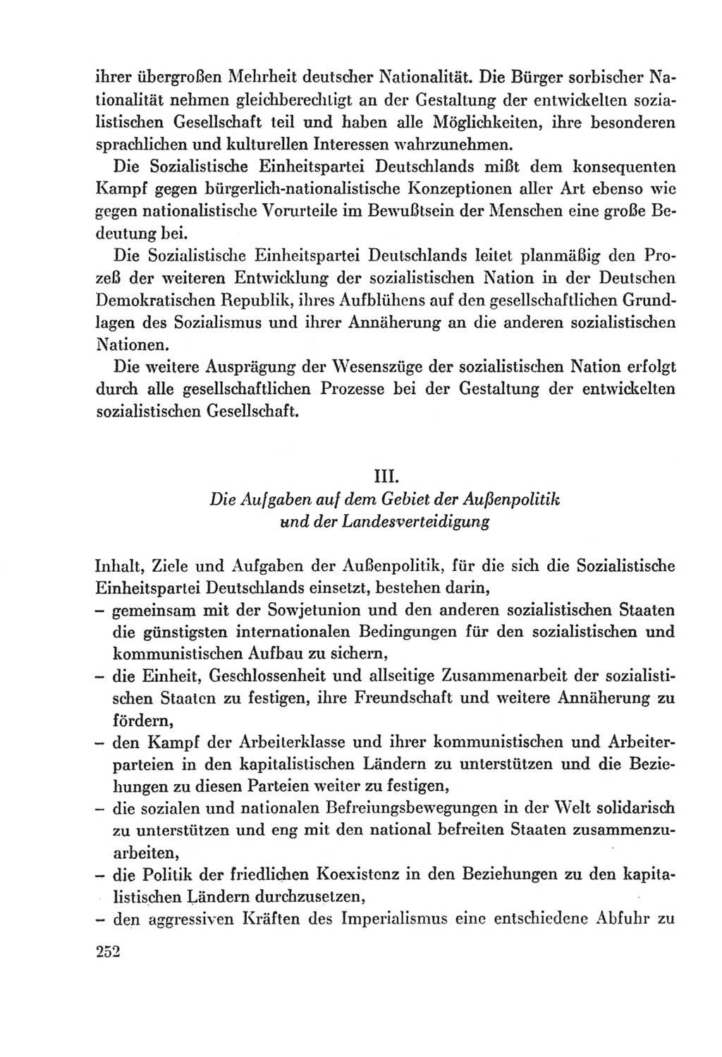 Protokoll der Verhandlungen des Ⅸ. Parteitages der Sozialistischen Einheitspartei Deutschlands (SED) [Deutsche Demokratische Republik (DDR)] 1976, Band 2, Seite 252 (Prot. Verh. Ⅸ. PT SED DDR 1976, Bd. 2, S. 252)