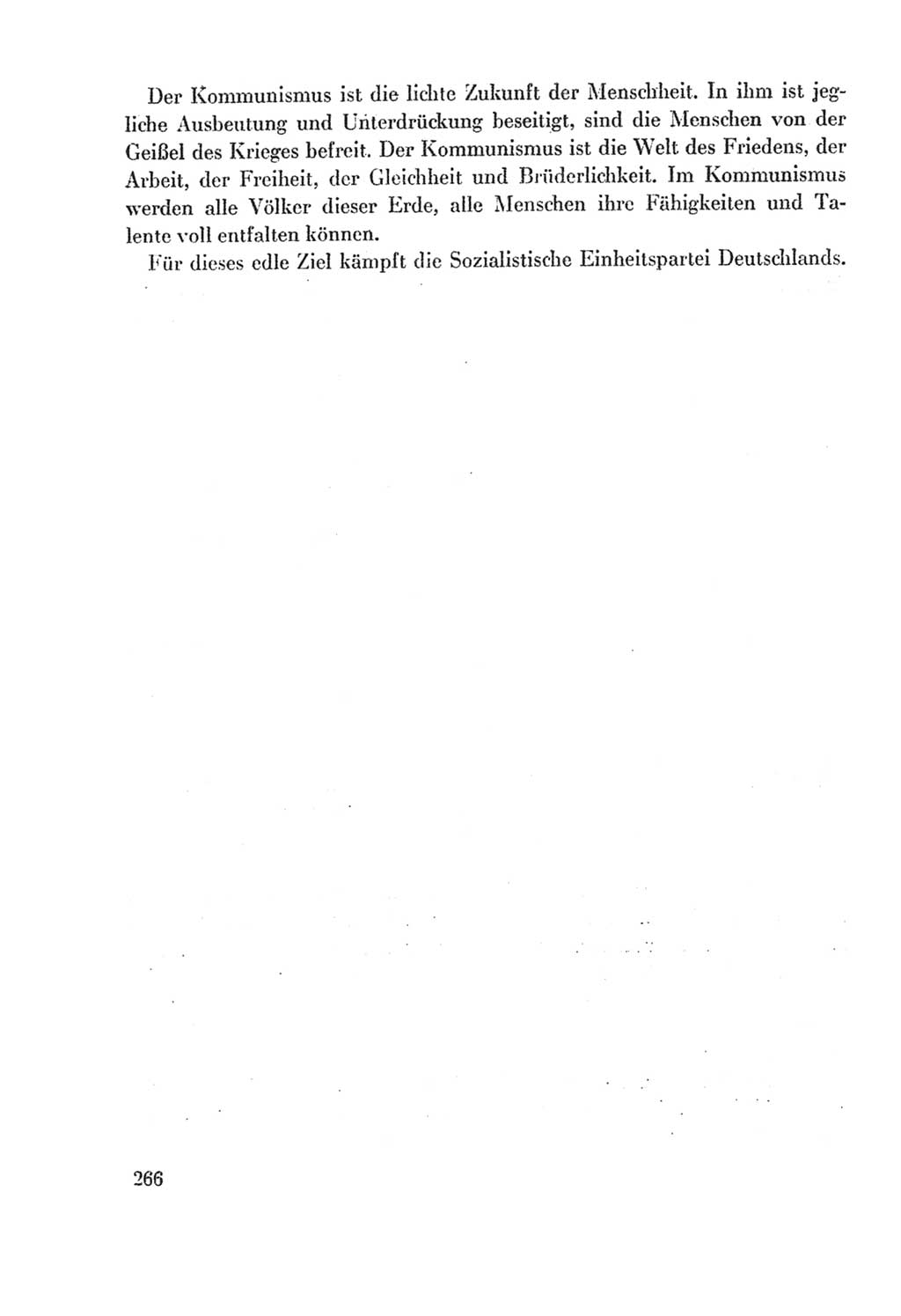 Protokoll der Verhandlungen des Ⅸ. Parteitages der Sozialistischen Einheitspartei Deutschlands (SED) [Deutsche Demokratische Republik (DDR)] 1976, Band 2, Seite 266 (Prot. Verh. Ⅸ. PT SED DDR 1976, Bd. 2, S. 266)