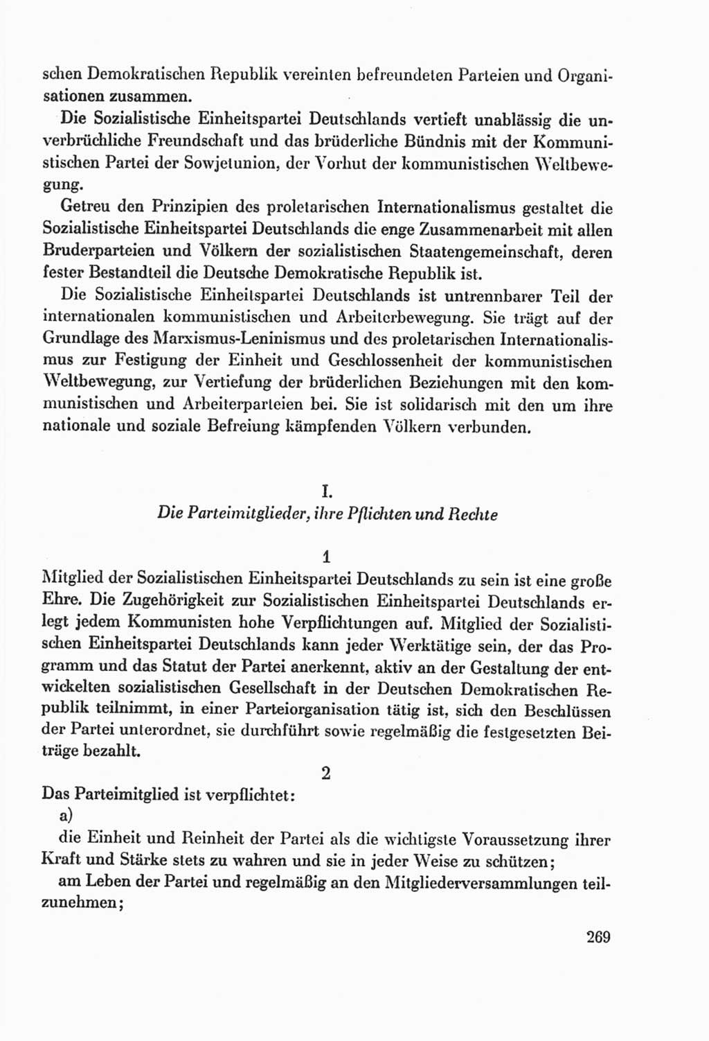 Protokoll der Verhandlungen des Ⅸ. Parteitages der Sozialistischen Einheitspartei Deutschlands (SED) [Deutsche Demokratische Republik (DDR)] 1976, Band 2, Seite 269 (Prot. Verh. Ⅸ. PT SED DDR 1976, Bd. 2, S. 269)