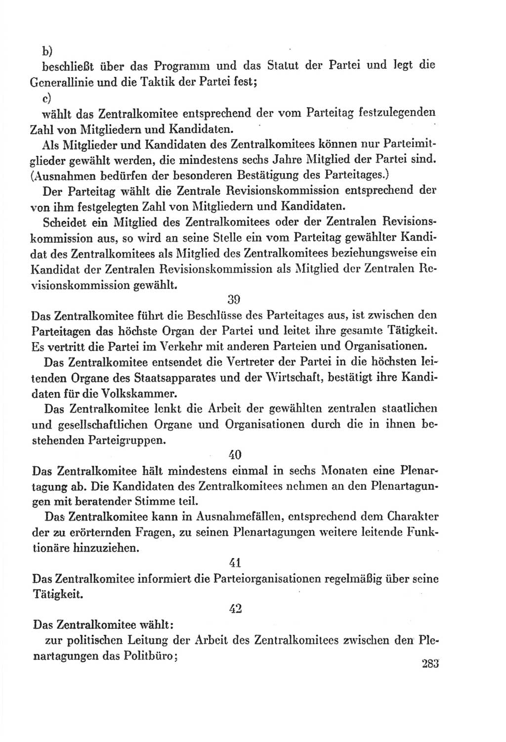 Protokoll der Verhandlungen des Ⅸ. Parteitages der Sozialistischen Einheitspartei Deutschlands (SED) [Deutsche Demokratische Republik (DDR)] 1976, Band 2, Seite 283 (Prot. Verh. Ⅸ. PT SED DDR 1976, Bd. 2, S. 283)