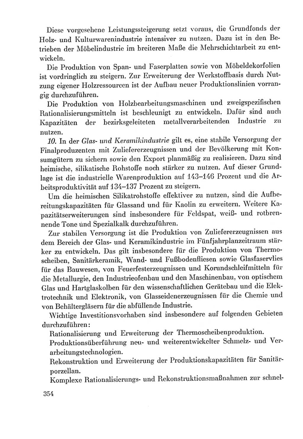 Protokoll der Verhandlungen des Ⅸ. Parteitages der Sozialistischen Einheitspartei Deutschlands (SED) [Deutsche Demokratische Republik (DDR)] 1976, Band 2, Seite 354 (Prot. Verh. Ⅸ. PT SED DDR 1976, Bd. 2, S. 354)