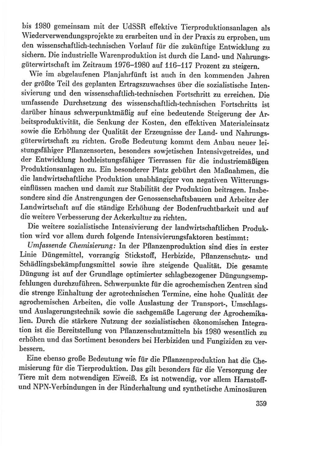 Protokoll der Verhandlungen des Ⅸ. Parteitages der Sozialistischen Einheitspartei Deutschlands (SED) [Deutsche Demokratische Republik (DDR)] 1976, Band 2, Seite 359 (Prot. Verh. Ⅸ. PT SED DDR 1976, Bd. 2, S. 359)