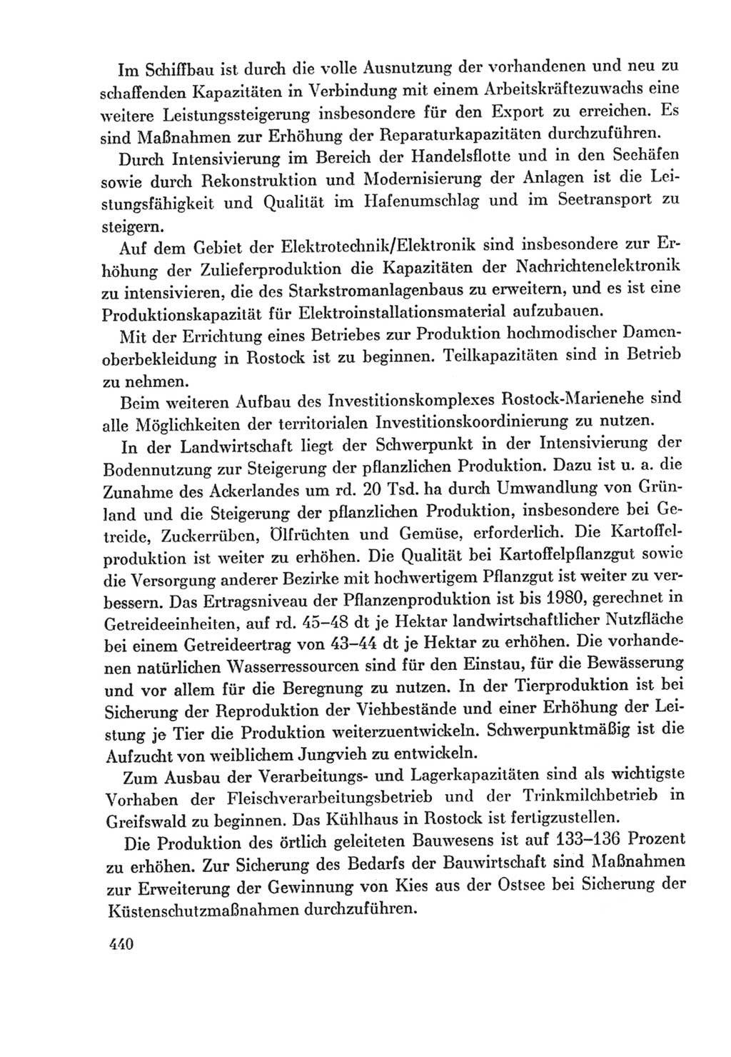 Protokoll der Verhandlungen des Ⅸ. Parteitages der Sozialistischen Einheitspartei Deutschlands (SED) [Deutsche Demokratische Republik (DDR)] 1976, Band 2, Seite 440 (Prot. Verh. Ⅸ. PT SED DDR 1976, Bd. 2, S. 440)