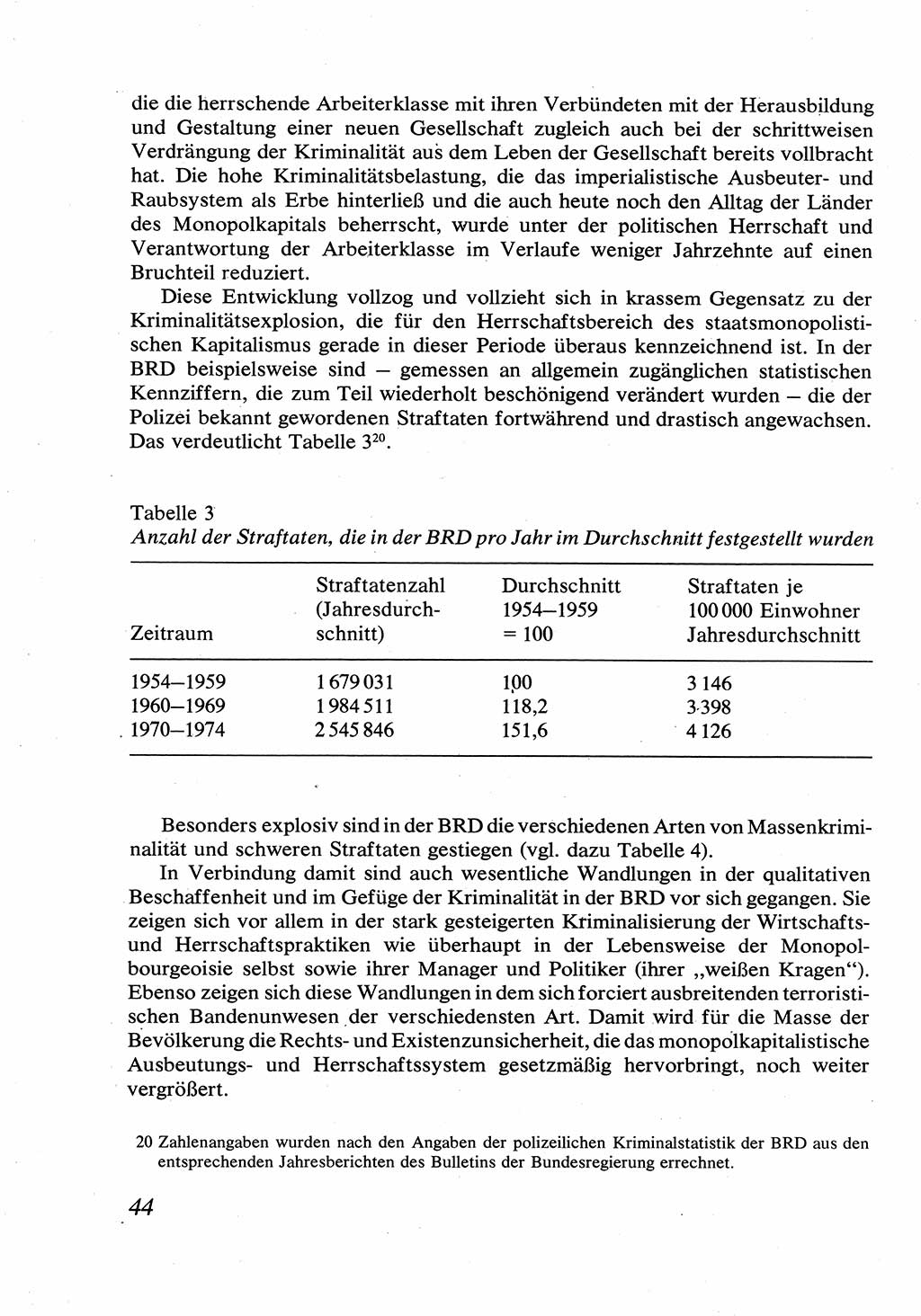 Strafrecht [Deutsche Demokratische Republik (DDR)], Allgemeiner Teil, Lehrbuch 1976, Seite 44 (Strafr. DDR AT Lb. 1976, S. 44)
