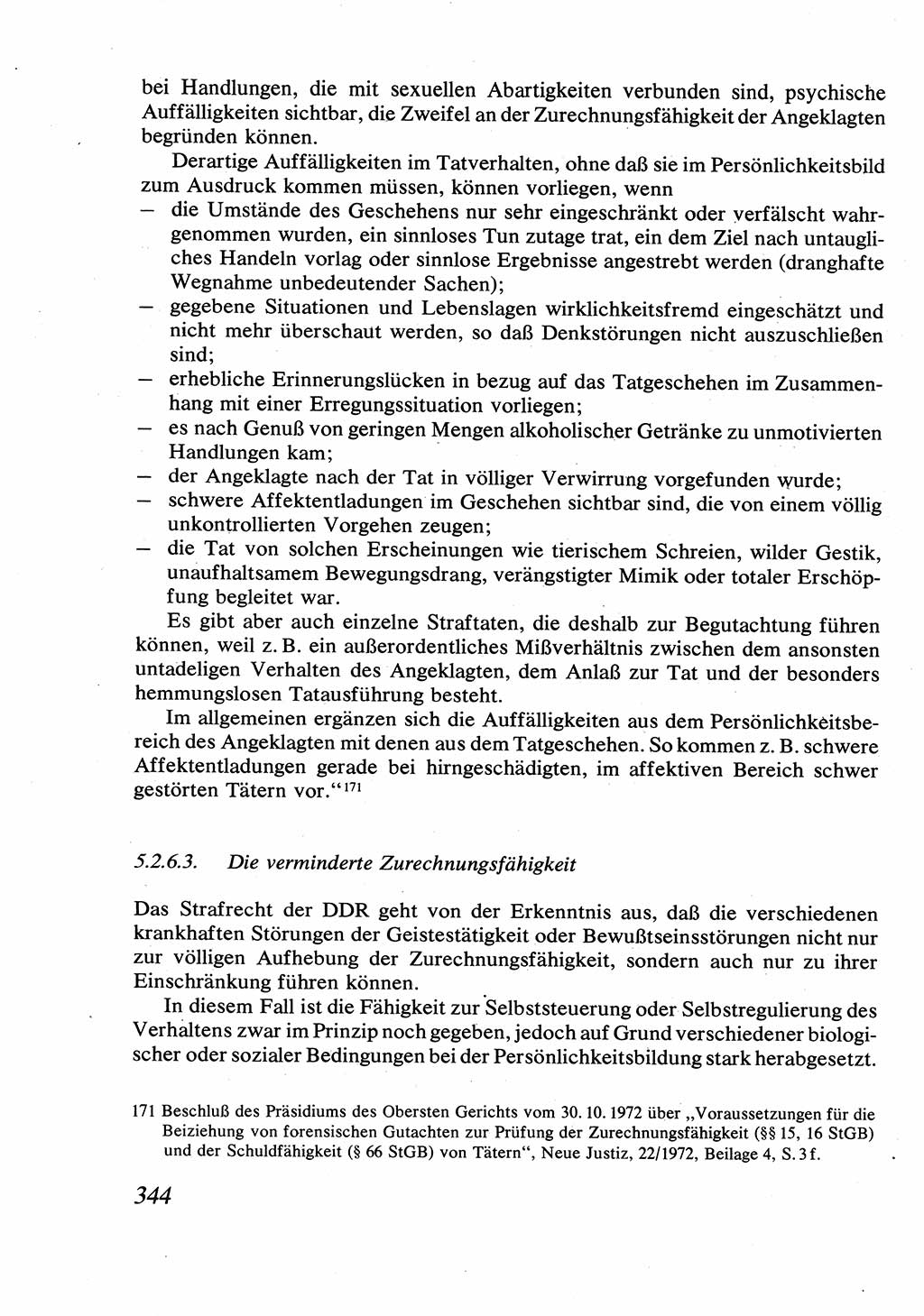 Strafrecht [Deutsche Demokratische Republik (DDR)], Allgemeiner Teil, Lehrbuch 1976, Seite 344 (Strafr. DDR AT Lb. 1976, S. 344)
