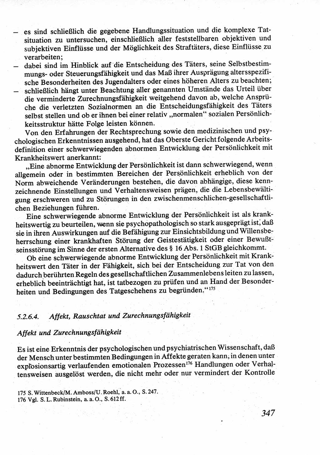 Strafrecht [Deutsche Demokratische Republik (DDR)], Allgemeiner Teil, Lehrbuch 1976, Seite 347 (Strafr. DDR AT Lb. 1976, S. 347)