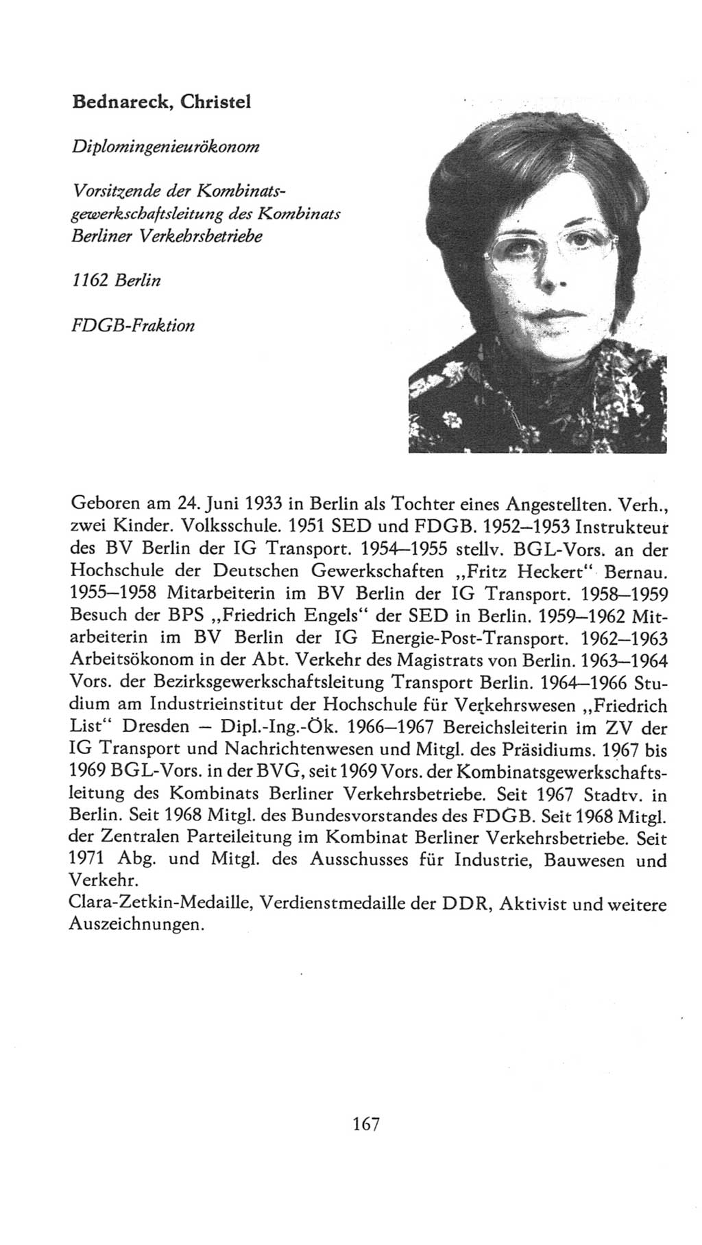 Volkskammer (VK) der Deutschen Demokratischen Republik (DDR), 7. Wahlperiode 1976-1981, Seite 167 (VK. DDR 7. WP. 1976-1981, S. 167)