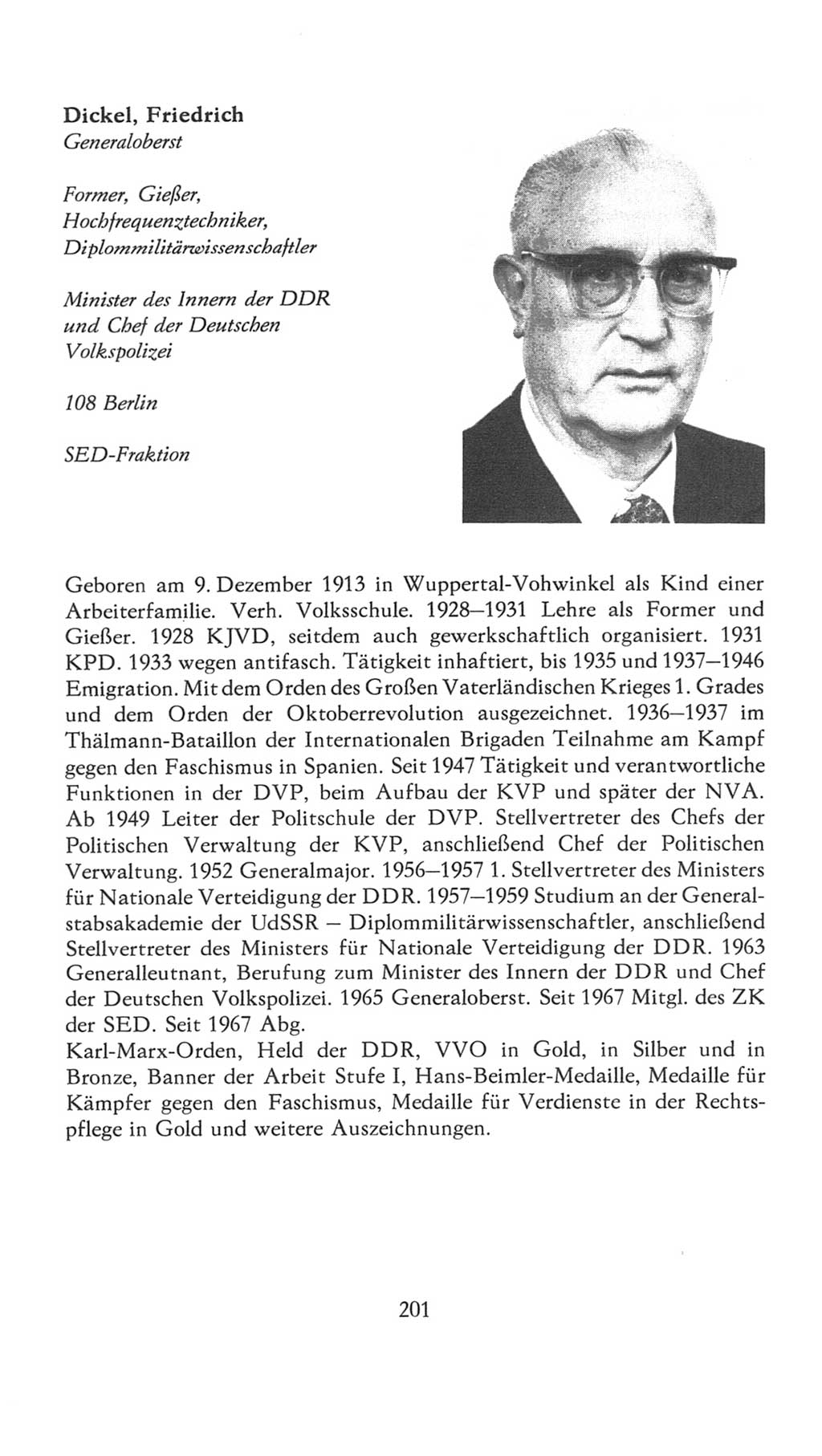 Volkskammer (VK) der Deutschen Demokratischen Republik (DDR), 7. Wahlperiode 1976-1981, Seite 201 (VK. DDR 7. WP. 1976-1981, S. 201)