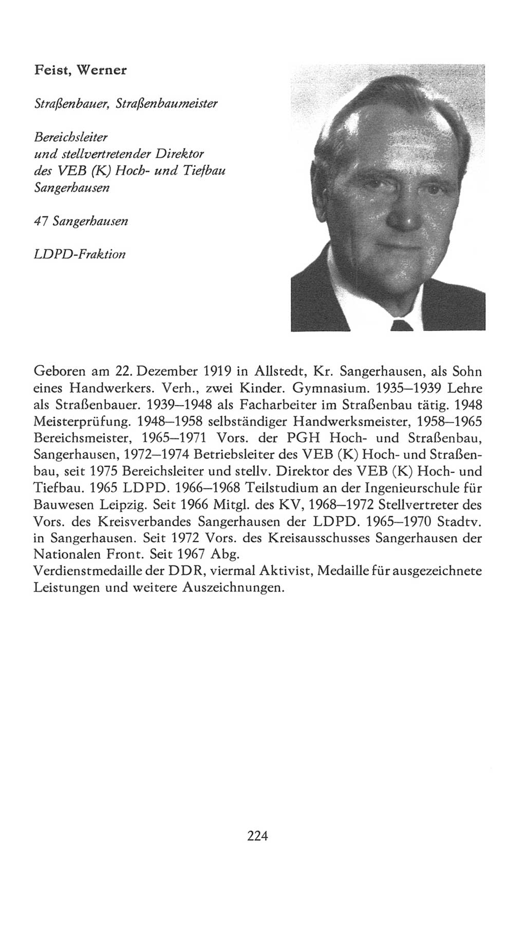 Volkskammer (VK) der Deutschen Demokratischen Republik (DDR), 7. Wahlperiode 1976-1981, Seite 224 (VK. DDR 7. WP. 1976-1981, S. 224)