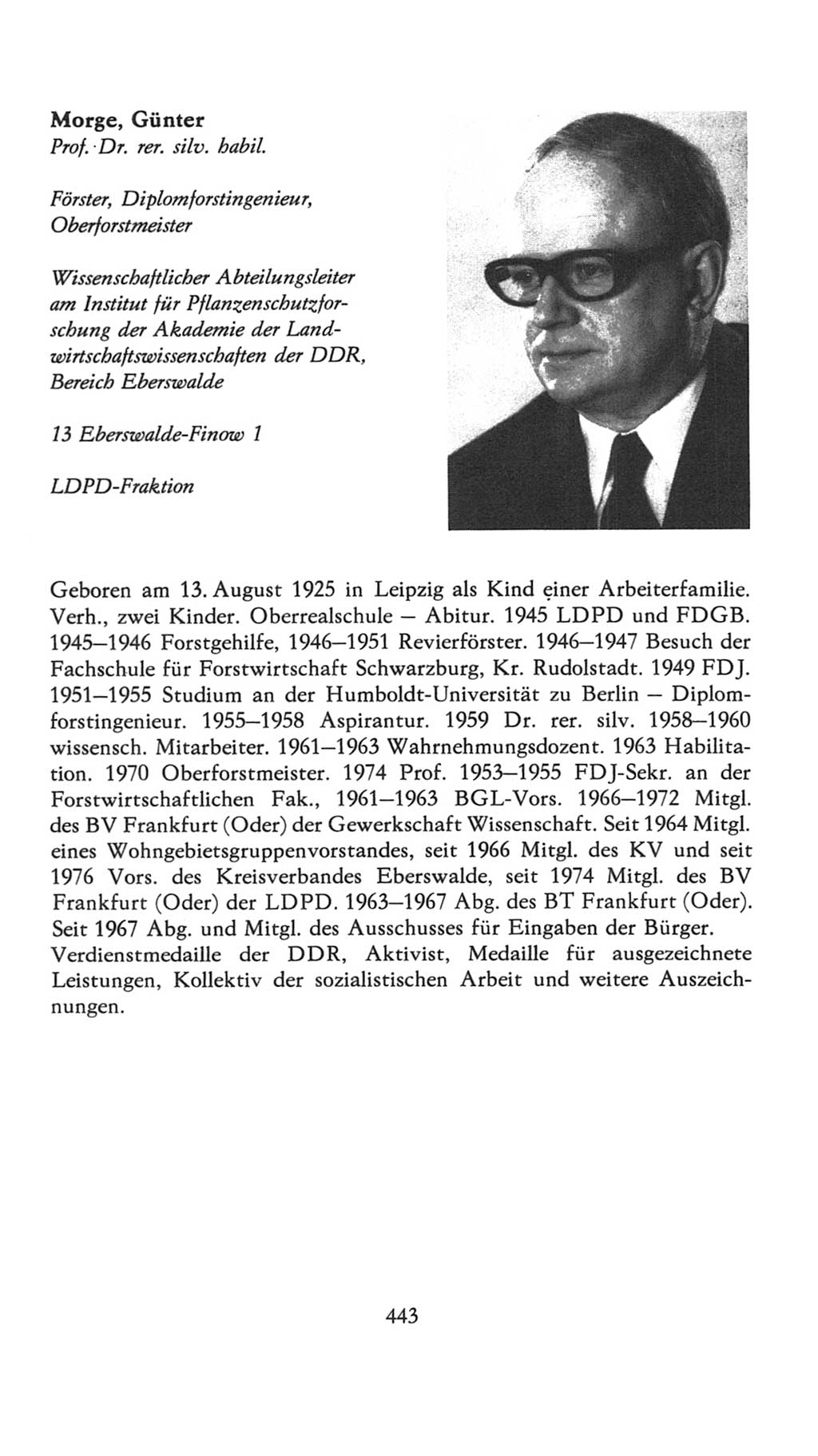 Volkskammer (VK) der Deutschen Demokratischen Republik (DDR), 7. Wahlperiode 1976-1981, Seite 443 (VK. DDR 7. WP. 1976-1981, S. 443)