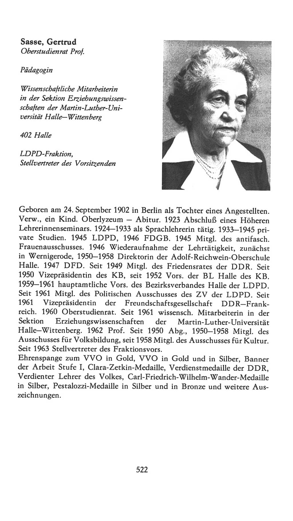 Volkskammer (VK) der Deutschen Demokratischen Republik (DDR), 7. Wahlperiode 1976-1981, Seite 522 (VK. DDR 7. WP. 1976-1981, S. 522)