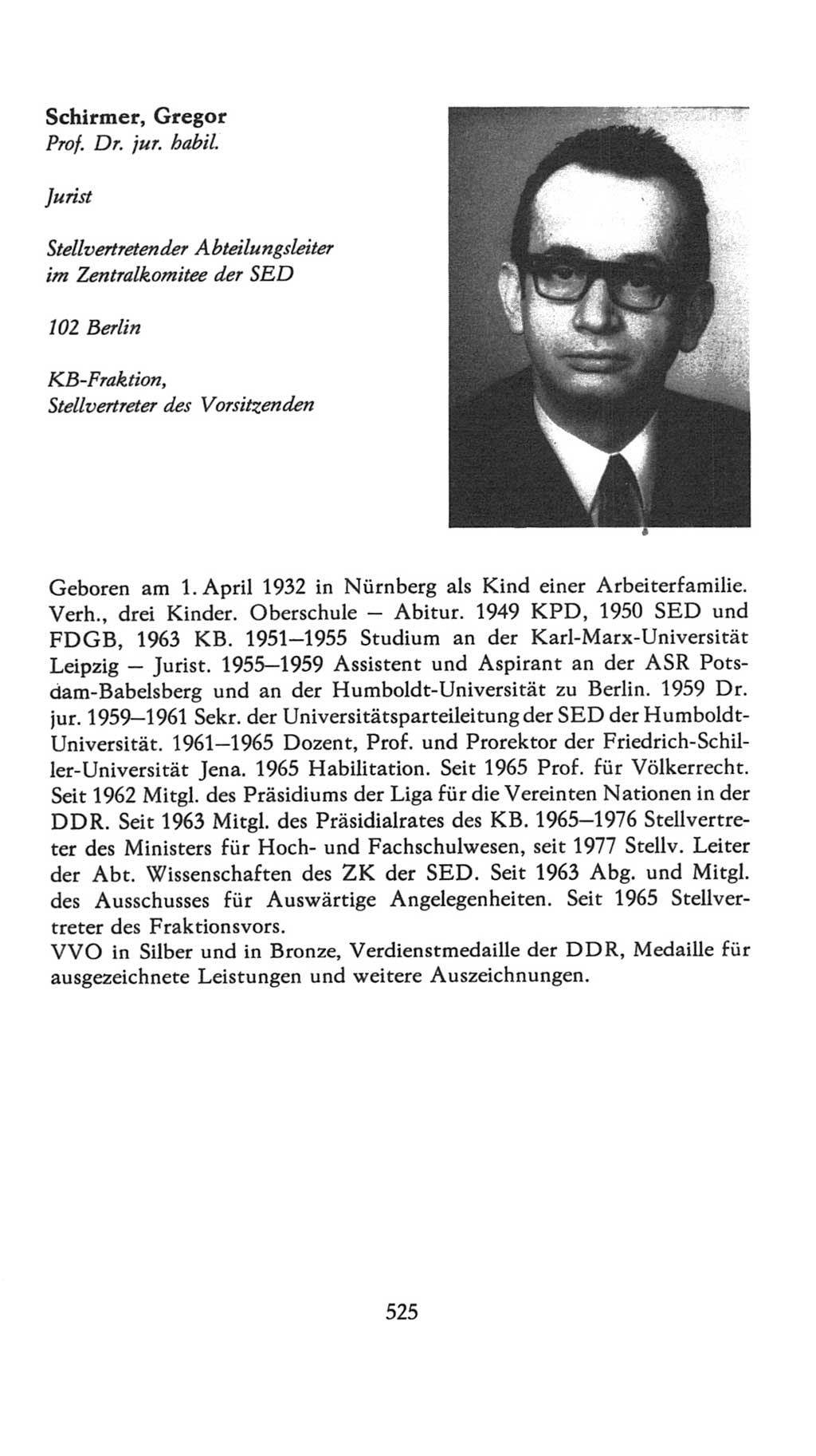 Volkskammer (VK) der Deutschen Demokratischen Republik (DDR), 7. Wahlperiode 1976-1981, Seite 525 (VK. DDR 7. WP. 1976-1981, S. 525)