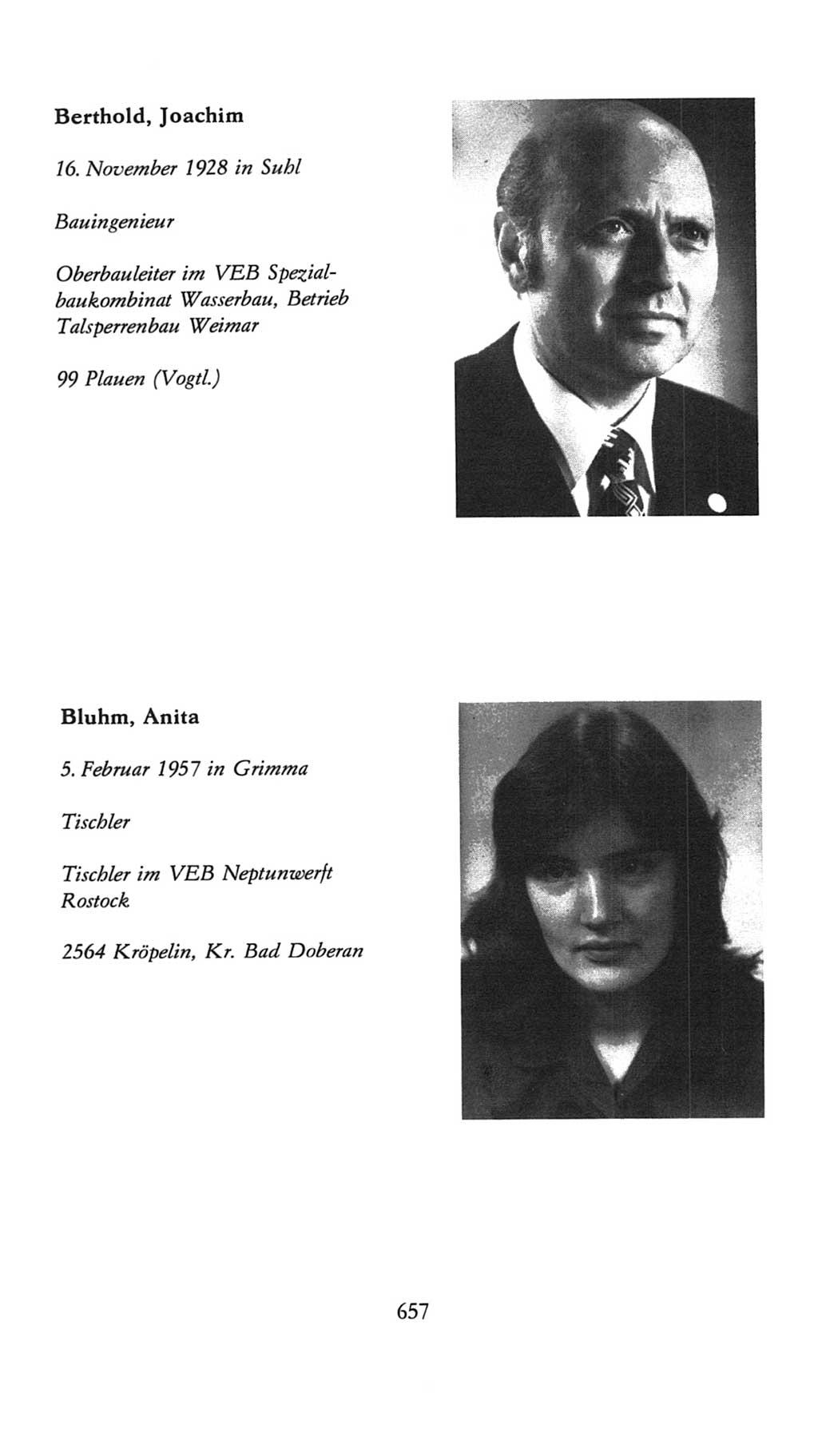 Volkskammer (VK) der Deutschen Demokratischen Republik (DDR), 7. Wahlperiode 1976-1981, Seite 657 (VK. DDR 7. WP. 1976-1981, S. 657)