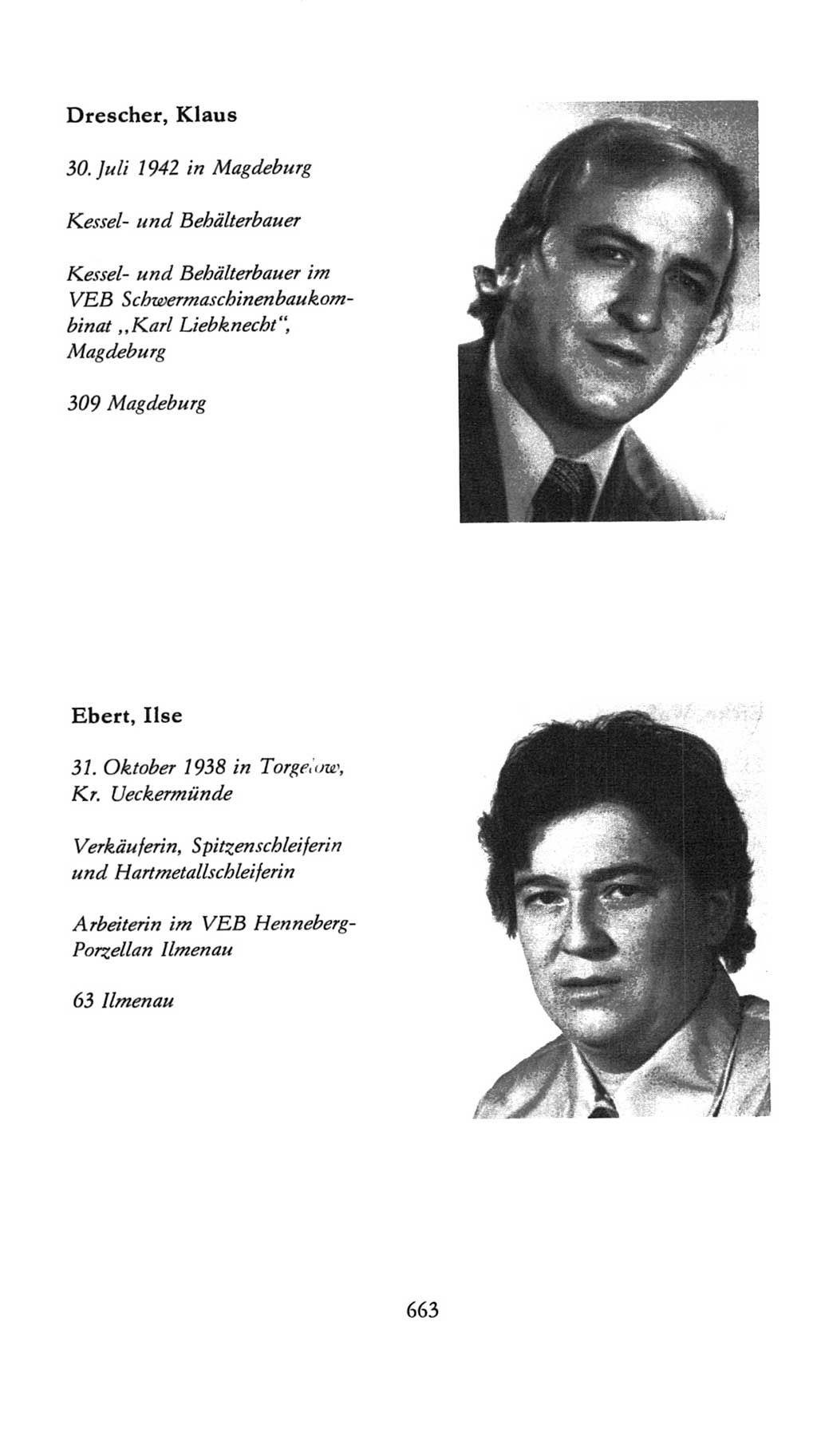 Volkskammer (VK) der Deutschen Demokratischen Republik (DDR), 7. Wahlperiode 1976-1981, Seite 663 (VK. DDR 7. WP. 1976-1981, S. 663)
