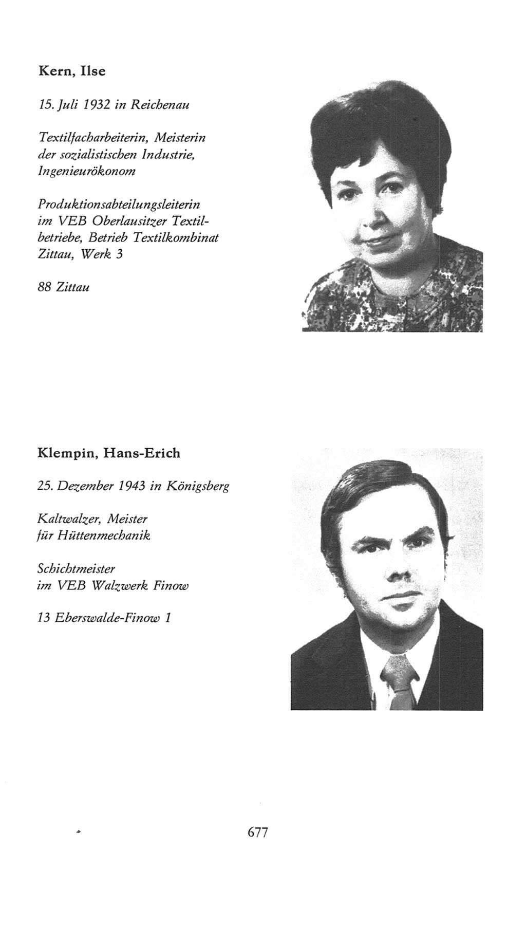 Volkskammer (VK) der Deutschen Demokratischen Republik (DDR), 7. Wahlperiode 1976-1981, Seite 677 (VK. DDR 7. WP. 1976-1981, S. 677)
